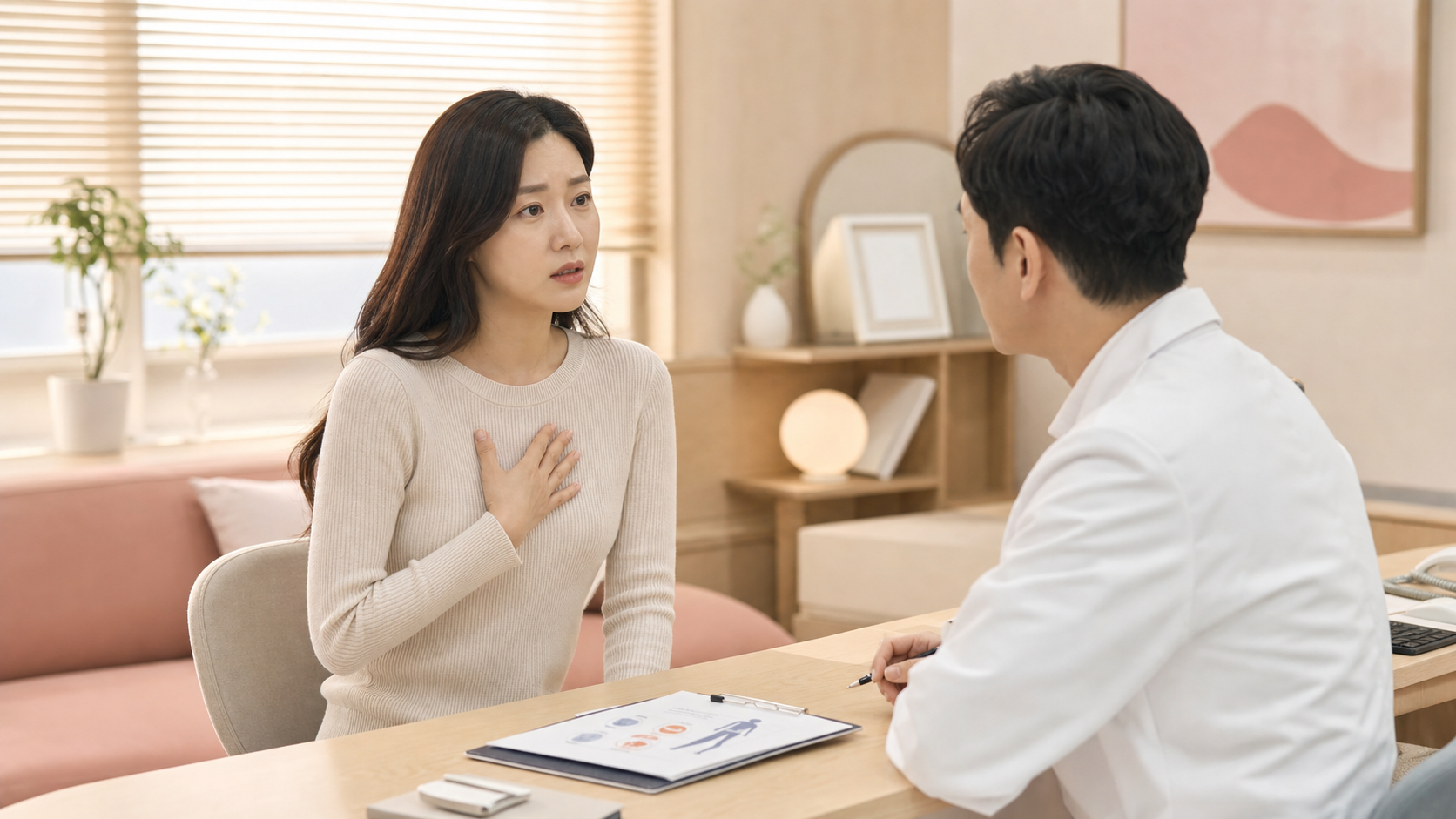 갑자기 심장이 뛰고 숨이 막힌다면, 공황장애 신호일 수 있습니다