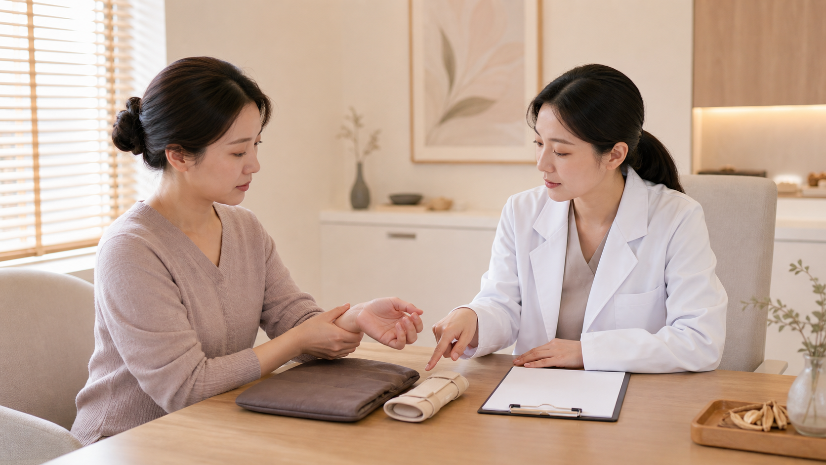 [산후관절통] 출산 후 손목·무릎이 시리고 아프다면, 산후관절통 회복 순서를 봐야 합니다