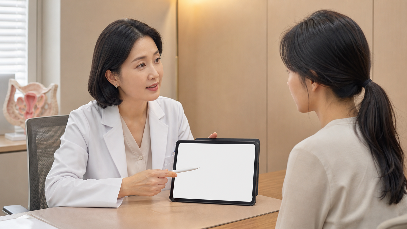 울산 간질성방광염 방광 민감도 한의원 상담 장면