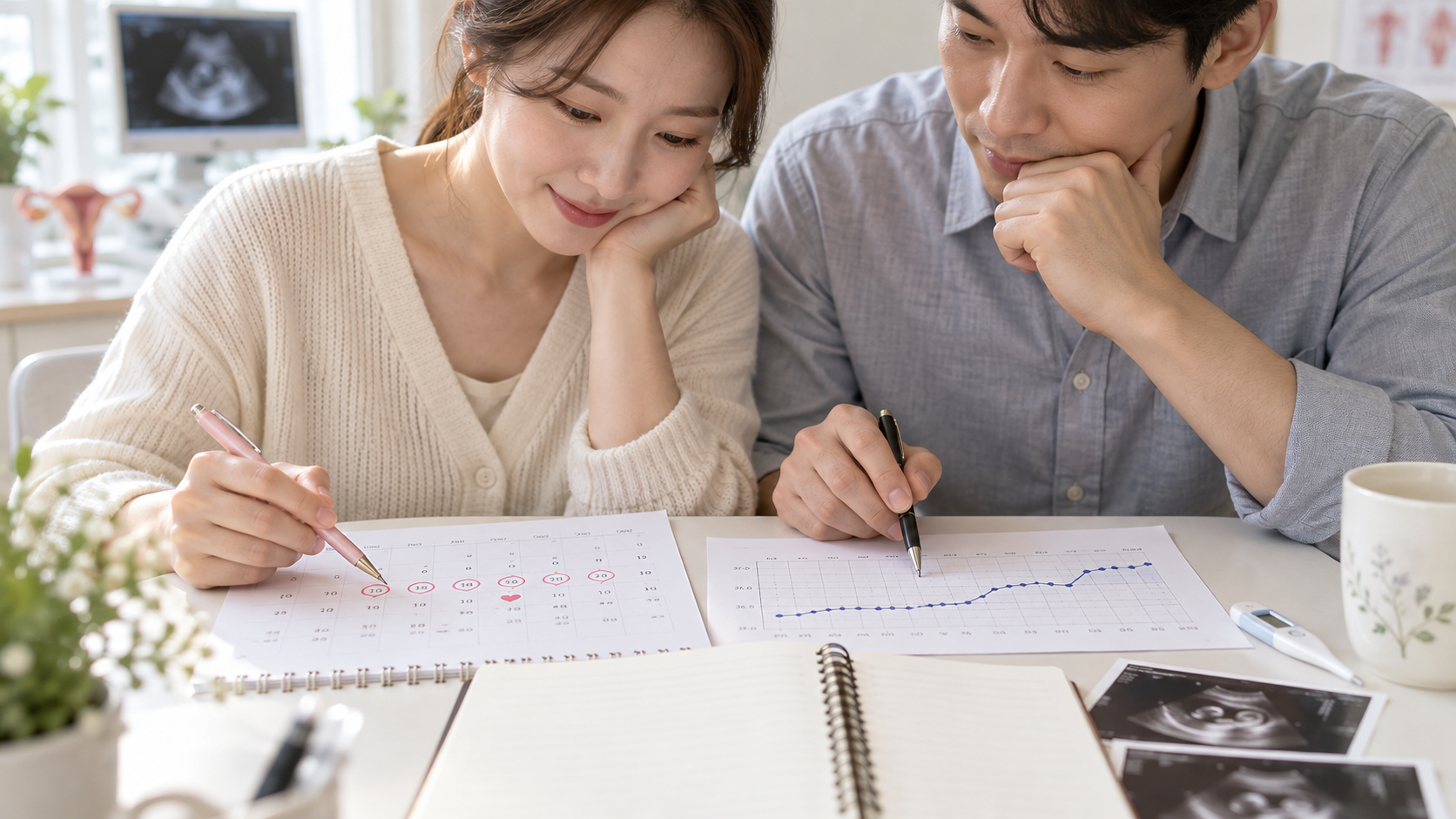 둘째 난임 임신준비를 위한 검사 기록 이미지