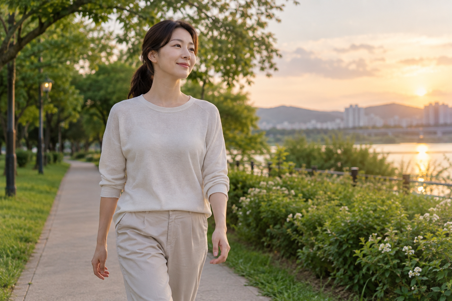 소화기 자율신경 회복을 위한 가벼운 걷기 이미지